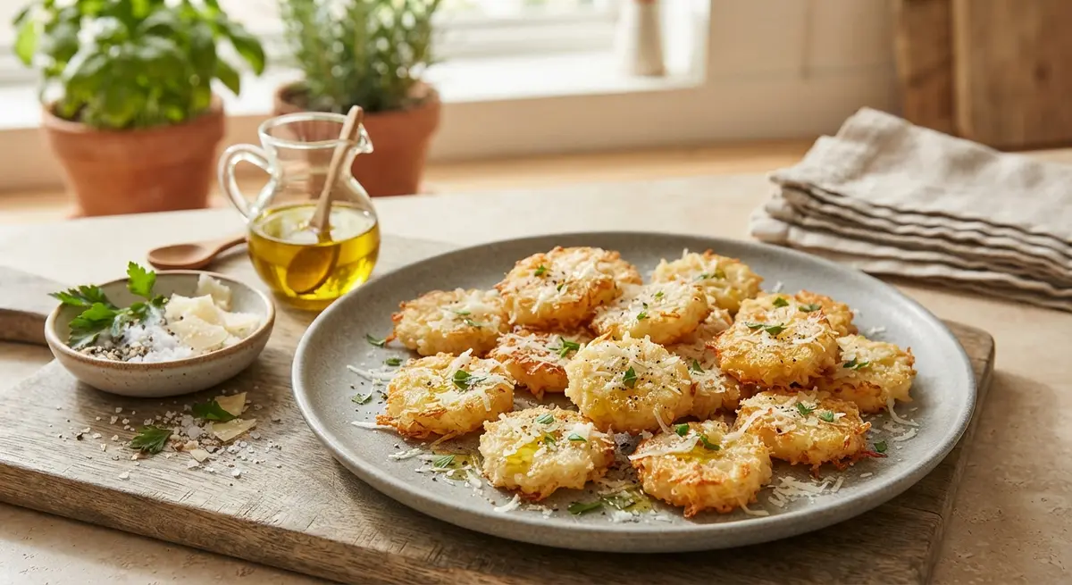 Parmesan Olive Oil Rice Cake Bites